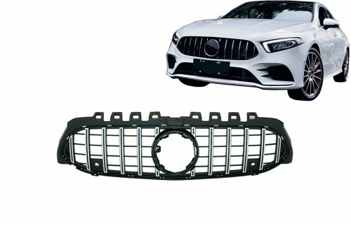 ATRAPA CHŁODNICY GRILL PANAMERICANA MERCEDESA KLASY A W177 18-22 CHROM