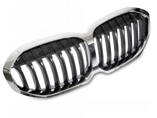 GRILL ATRAPA NERKI CZARNY CHROM BMW SERII 2 F40 19-24