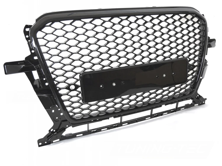 GRILL ATRAPA CHŁODNICY PLASTER MIODU AUDI Q5 8R 12-16 CZARNY POŁYSK