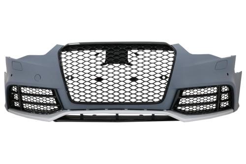 ZDERZAK PRZEDNI GRILL PLASTER MIODU AUDI A5 8T LIFT 12-16 RS5 LOOK