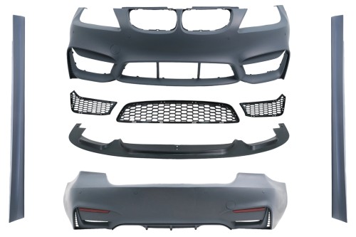 BODYKIT ZDERZAK PRZEDNI ZDERZAK TYLNY BMW SERII 3 E90 LCI 08-11 M4 LOOK