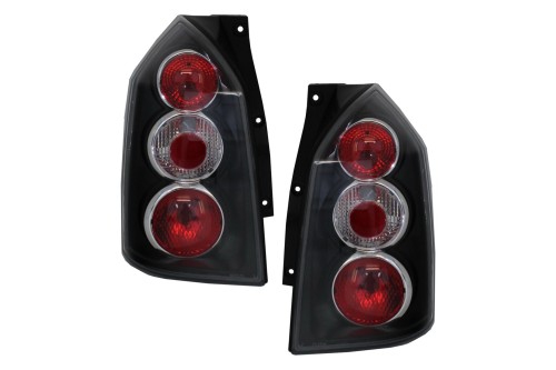 LAMPY TYLNE HALOGENY HYUNDAI TUCSON 04-10 CZARNE