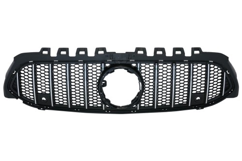 GRILL ATRAPA PANAMERICANA MERCEDESA KLASY A W177/V177 18-22 BLACK CHROM