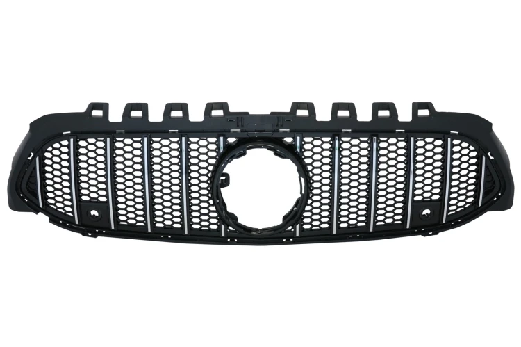GRILL ATRAPA PANAMERICANA MERCEDESA KLASY A W177/V177 18-22 BLACK CHROM