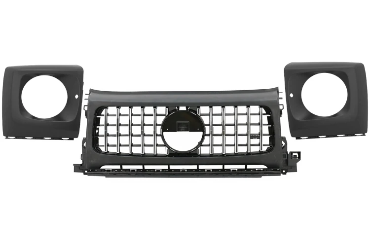 GRILL PANAMERICANA OSŁONY REFLEKTORÓW MERCEDES G W464 G63 AMG LOOK (18-25)