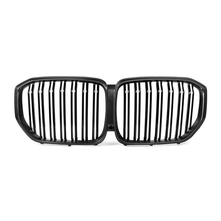 GRILL ATRAPA NERKI CARBON DO BMW X5 G05 X5M PRELCI (18-22) WŁÓKNO WĘGLOWE