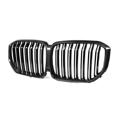 GRILL ATRAPA NERKI CARBON DO BMW X5 G05 X5M PRELCI (18-22) WŁÓKNO WĘGLOWE