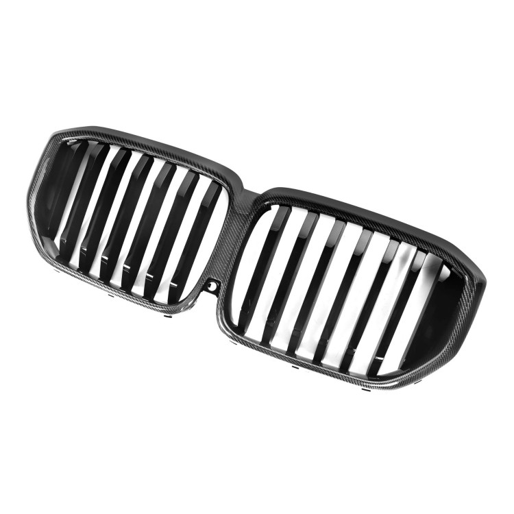 GRILL ATRAPA NERKI CARBON DO BMW X5 G05 X5M LCI (22+)WŁÓKNO WĘGLOWE