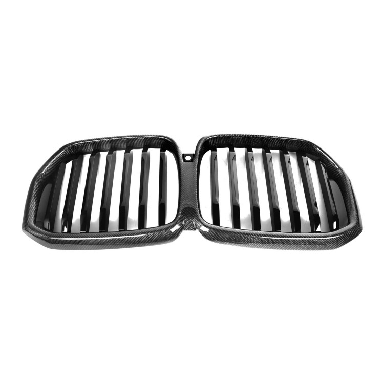 GRILL ATRAPA NERKI CARBON DO BMW X5 G05 X5M LCI (22+)WŁÓKNO WĘGLOWE