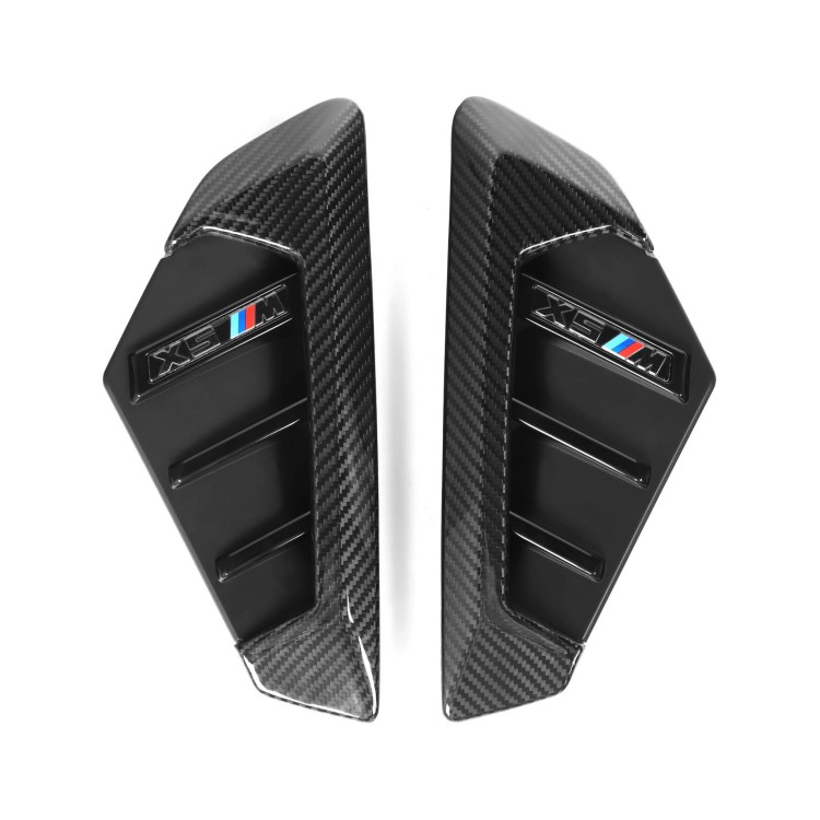KARBONOWE WLOTY POWIETRZA DO BŁOTNIKÓW BMW X5M G05 (PRAWA + LEWA STRONA)