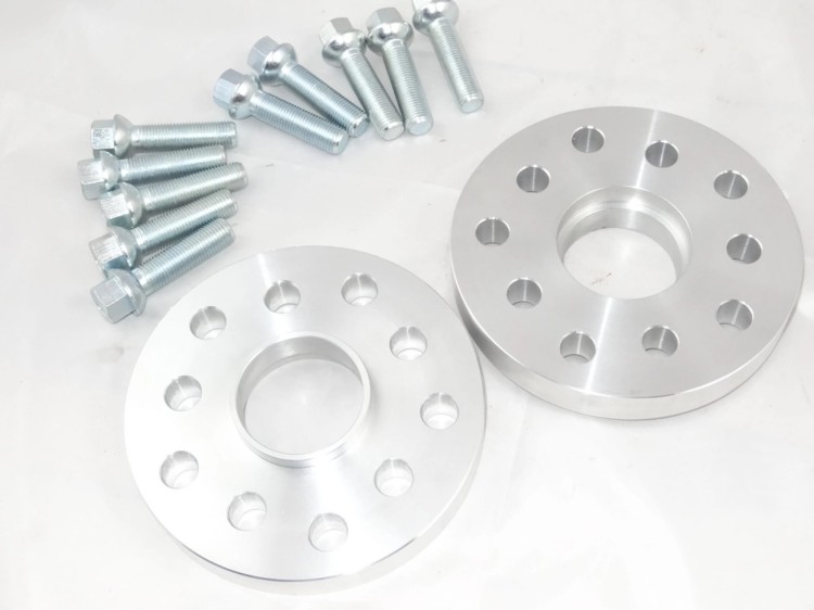 DYSTANSE 20mm 5x100 mm i 5x112 mm + 10 ŚRUB M14x1,5 do Audi , Volkswagen