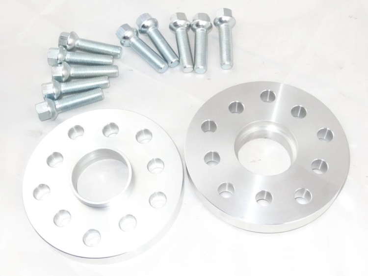 DYSTANSE 20mm 5x100 mm i 5x112 mm + 10 ŚRUB M14x1,5 do Audi , Volkswagen