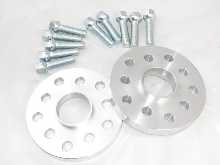DYSTANSE 20mm 5x100 mm i 5x112 mm + 10 ŚRUB M14x1,5 do Audi , Volkswagen