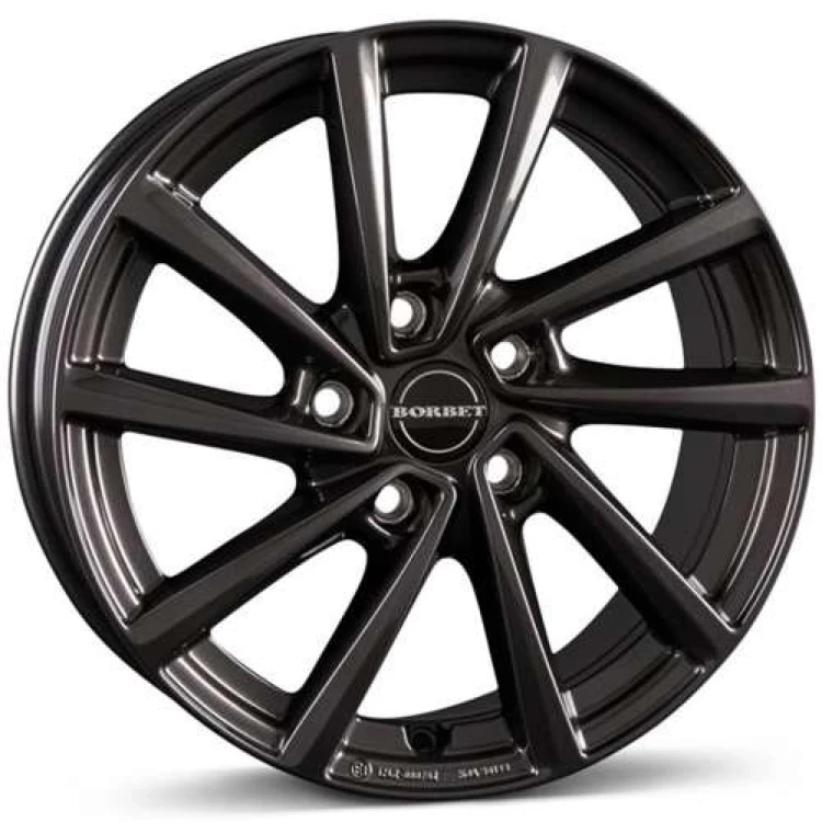 Felga aluminiowa Borbet V antracite 7.0" x 19" 5x108 ET 47,5